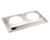 Adaptateur pour 2 récipients pour chauffe-plats | APS 12243