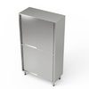Armoire traversante en acier inoxydable divisée 110x70x200 cm | FORGAST