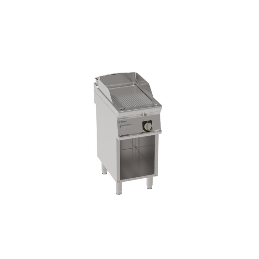 Plaque grill rainurée 400V Tecno74 | TECNOINOX 716189