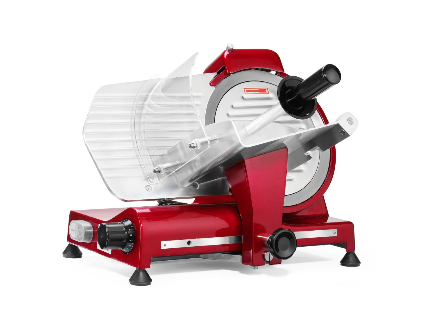 Trancheuse Profi Line 250 édition rouge, coupe 0-15 mm, diamètre de lame 25 cm, 230 V | HEENDI 210086