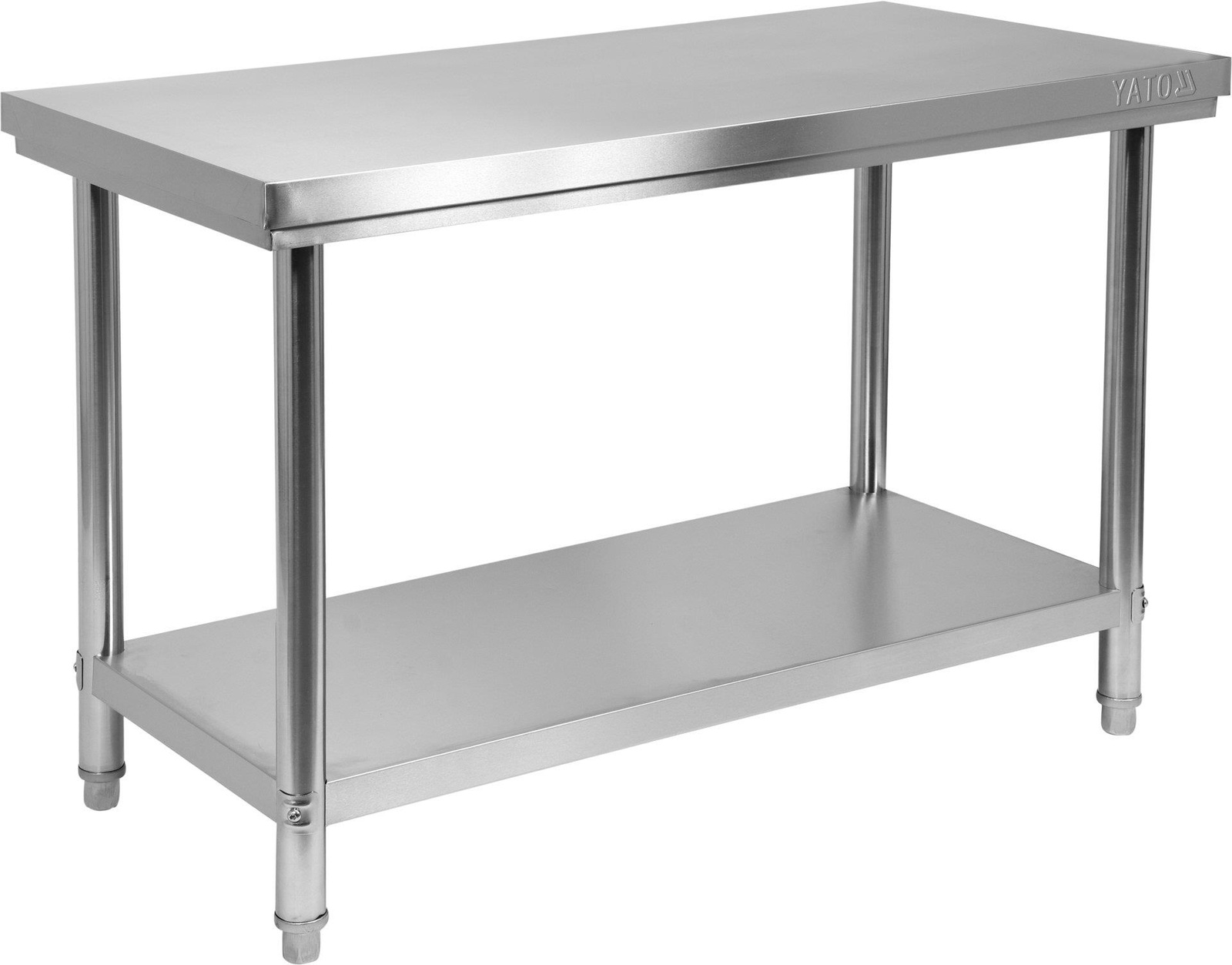 Table de travail centrale pliante avec étagère 100x70x85 cm | YATO YG-09010