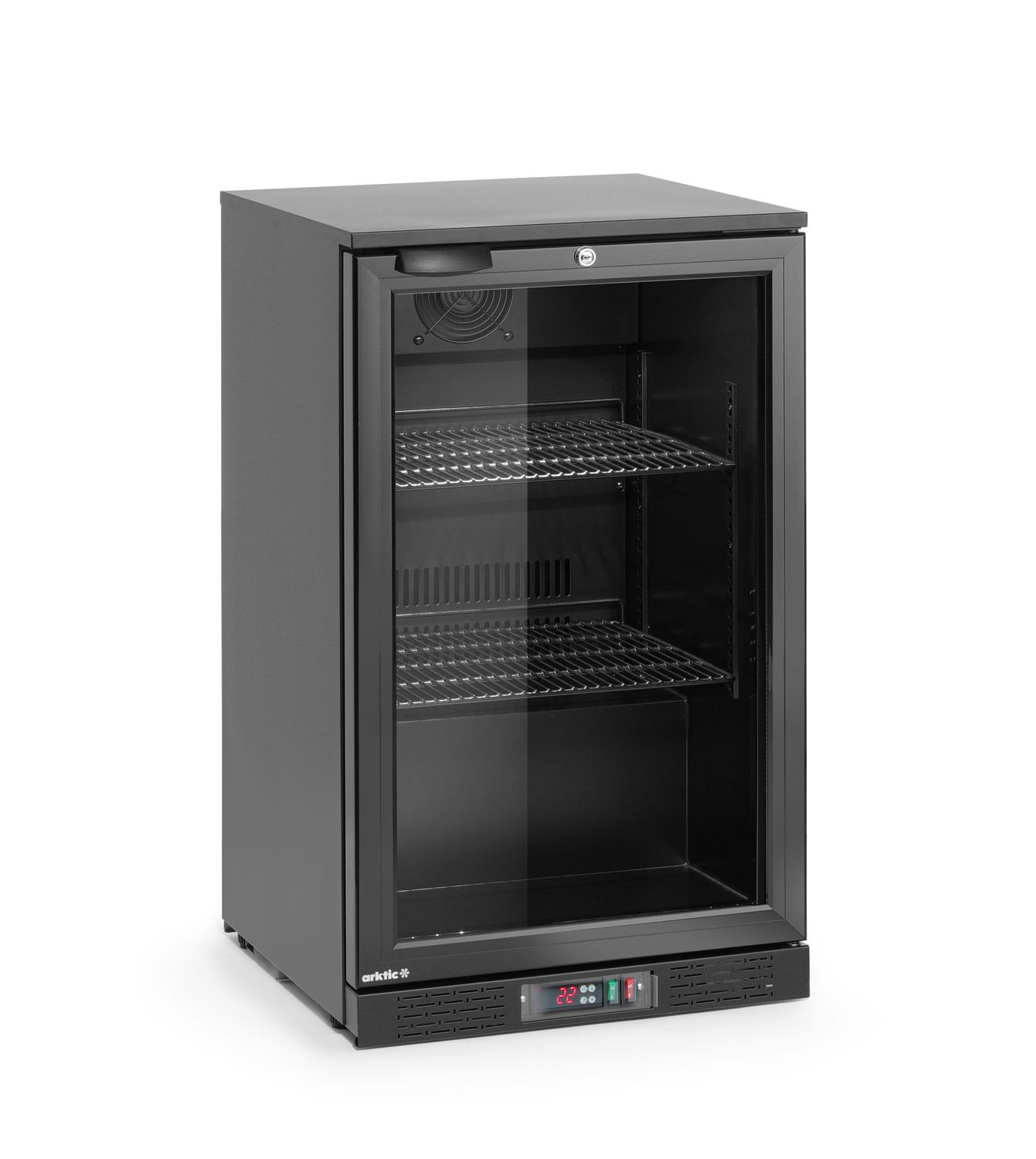 Réfrigérateur de bar pour boissons 86 l, acier laqué, dégivrage automatique | ARKTIC 236871
