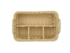 Porte-couverts tressé GN 1/1, ECONOMIC, beige clair, 26x18x19 cm | APS 40179
