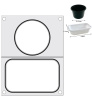 Matrice pour soupe et aliments pour soudeuse double | HENDI 805657