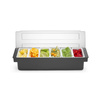 Récipient de bar pour garnitures de cocktails, 6 inserts | BAR UP 552032