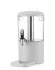 Distributeur de jus, 4 l UNIQ, conçu par Robert Bronwasser, blanc, 315x211x(H)431mm | HENDI 425046