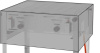 Housse pour barbecues Roast-Master et Grill, 72x56x36 cm | HENDI 144923