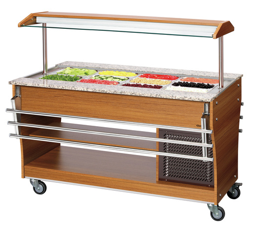 Étagère pour plateaux pour chariots de buffet 4x 1/1 GN, 1 pc. | BARTSCHER 125503