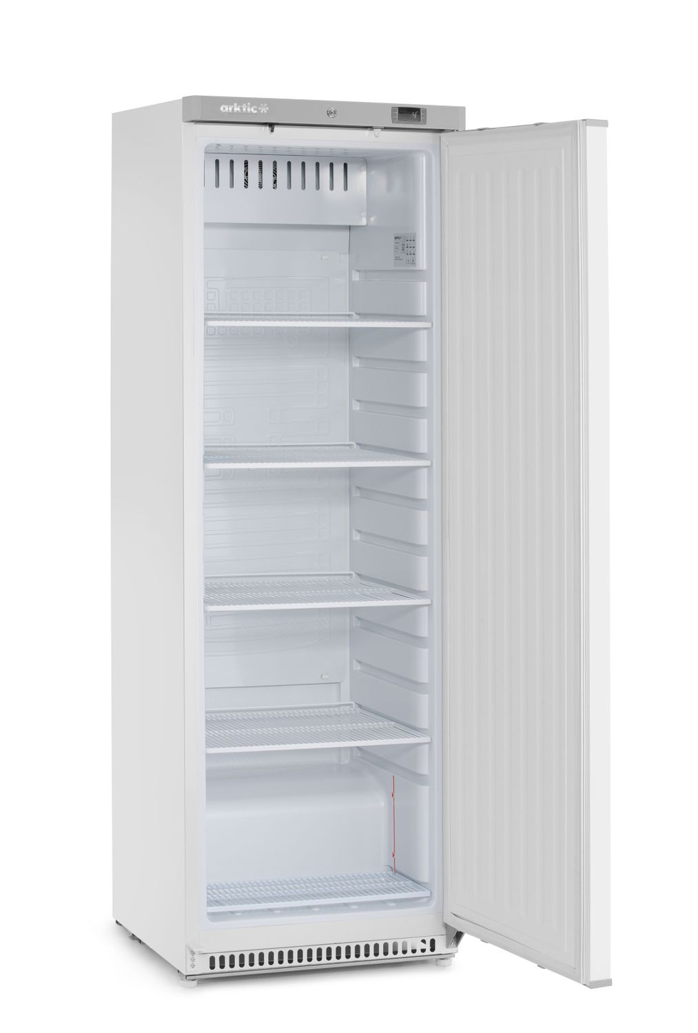 Armoire réfrigérée laquée Budget Line 400 l, intérieur en matière synthétique, 1 porte, 0-8°C | HENDI 236024