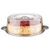 Plateau pour gâteaux et tartes avec couvercle 30x11 cm, acier inoxydable, avec couvercle | APS 65