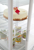 Vitrine réfrigérée posable 68 L, blanche, LED, acier inoxydable, 230 V | ARKTIC 233634