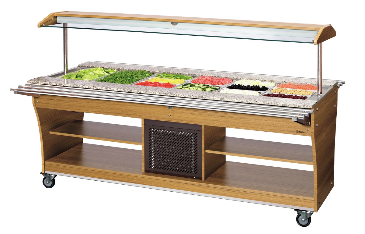 Chariot buffet réfrigéré 6x 1/1 GN | BARTSCHER 125527