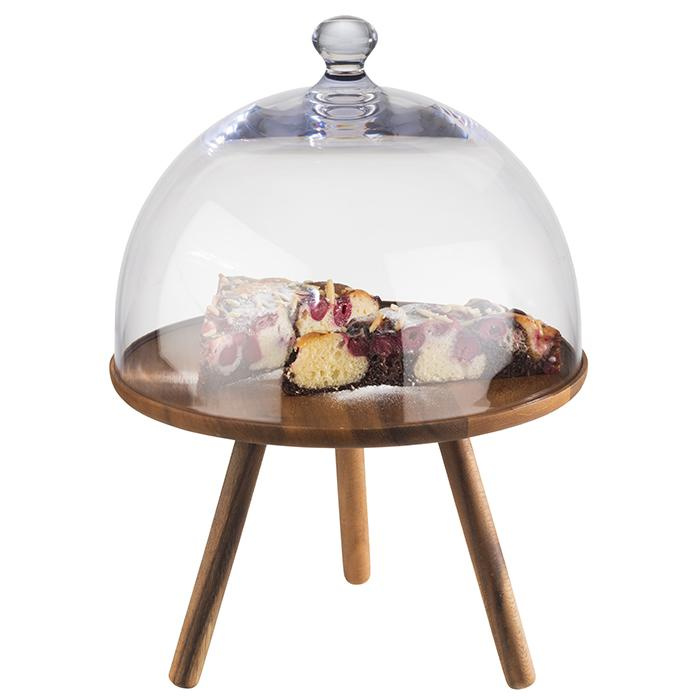 Présentoir buffet ACACIA, 30,5x30,5x20 cm | APS 15622