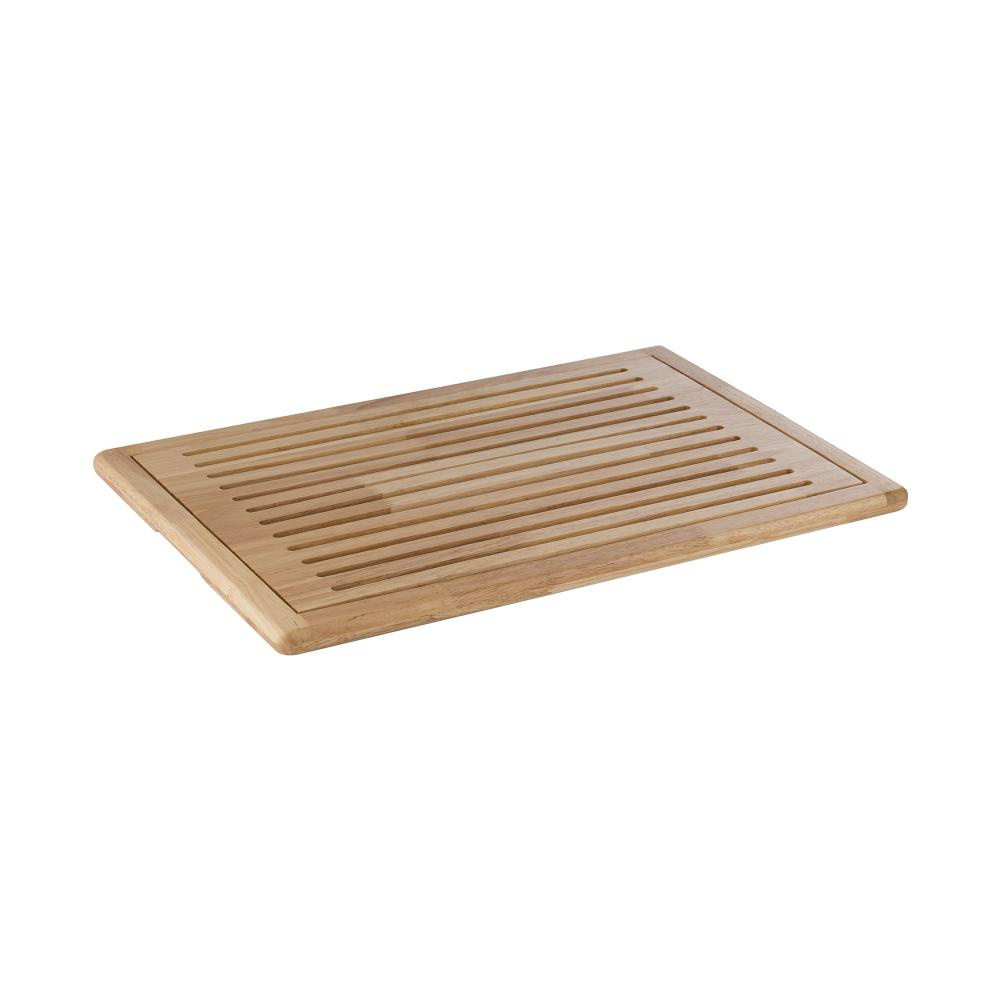 Planche à découper en bois RUBBERWOOD, 48 x 32 cm | APS 955
