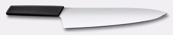 Couteau de chef Swiss Modern noir, lame 25 cm | VICTORINOX 6.9013.25B