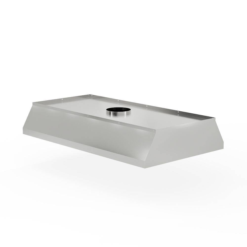 Hotte centrale en acier inoxydable 160x180 cm | FORGAST