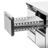 Tiroir avec glissières pour tables réfrigérées - lot de 2 pièces | FORGAST FG07125