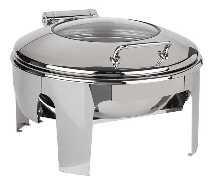 Chauffe-plats de table PREMIUM, avec couvercle à fenêtre en verre, GN 1/1, 9 l | APS 12352