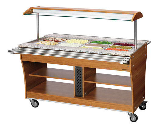 Étagère pour plateaux pour chariots de buffet 4x 1/1 GN, 1 pc. | BARTSCHER 125503