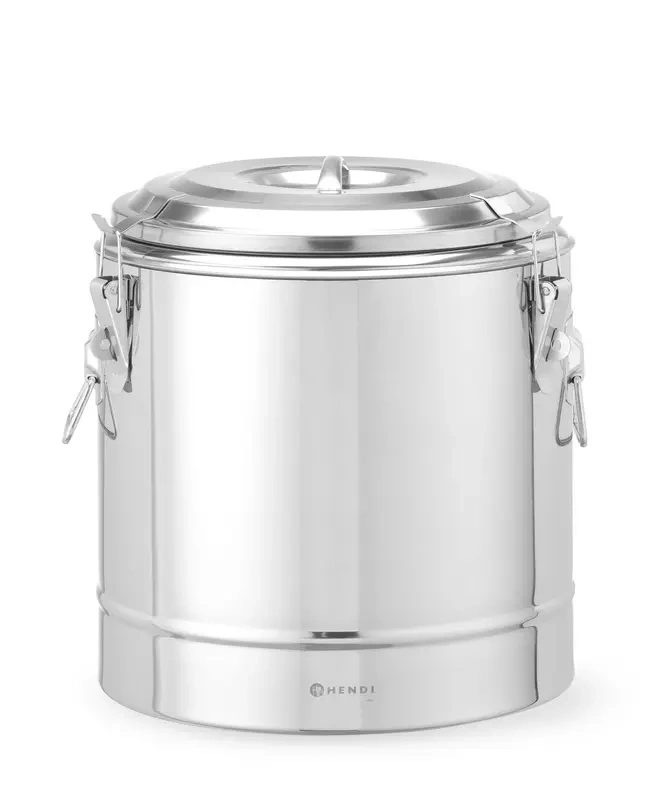 Thermos pour liquides en acier, 19 l, diamètre 35 cm, hauteur 40 cm | HENDI 708088