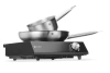 Cuisinière à induction 3,5 kW, 230 V + casserole + poêle | HENDI 239889