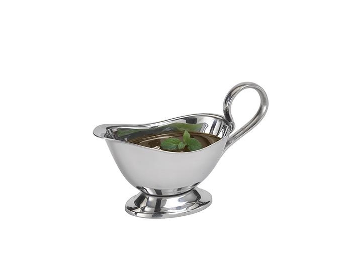 Saucière NAVA, acier inoxydable, 16x7.2x9.3 cm, 120 ml | APS 40204