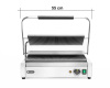 Gril de contact Panini XL, plaques rainurées, 2,7 kW | HENDI 263624