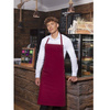 Tablier de cuisine Basic 75 x 100 cm bordeaux | KARLOWSKY BLS 3-4-pcs