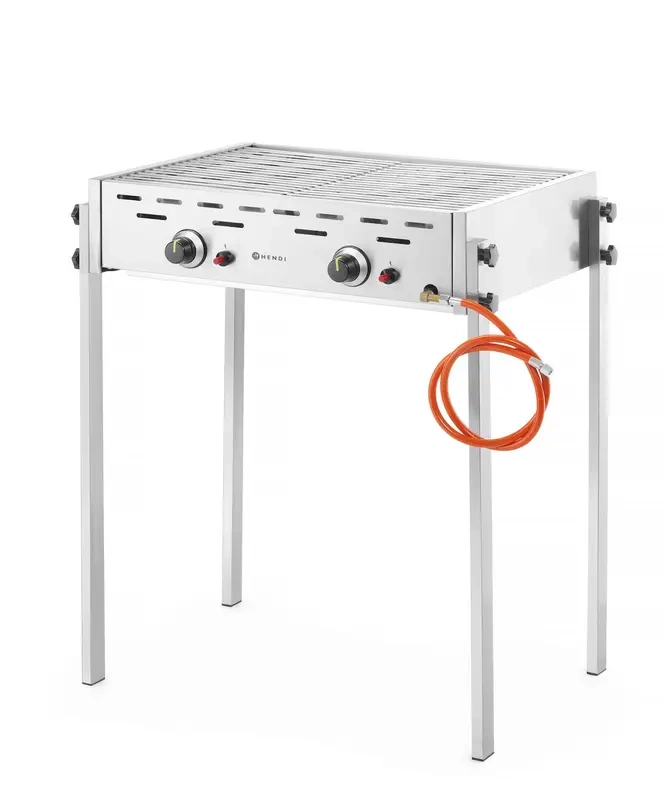 Gril gazowy Roast-Master Pro, 11,6 kW, deux zones | HENDI 148808