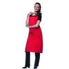 Tablier de cuisine Basic 75 x 100 cm rouge | KARLOWSKY BLS 3-8-pièces