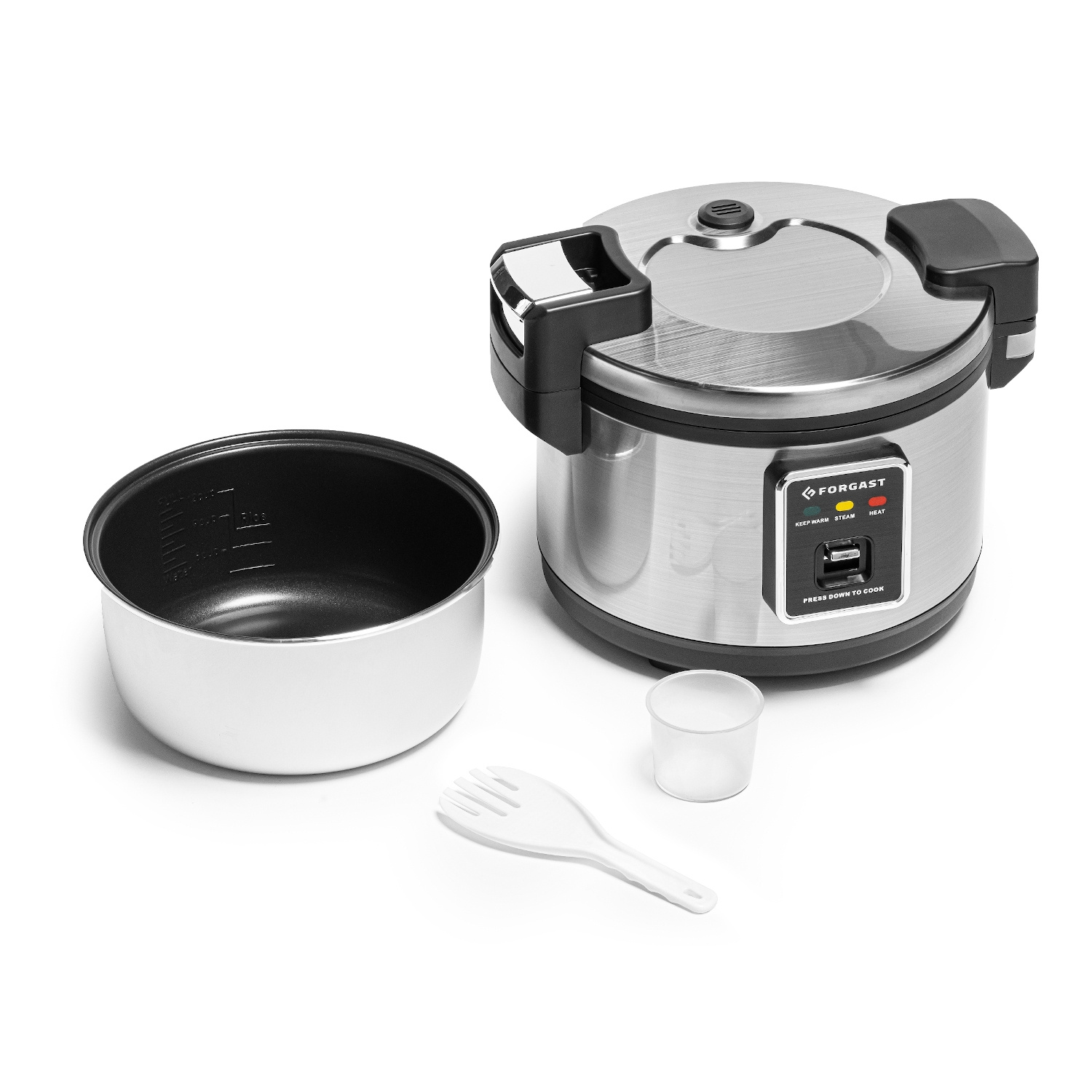 Appareil de cuisson du riz, 10 l, 1,85 kW, 230 V | FORGAST FG09802