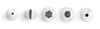 Lot de 5 embouts | HENDI 551592