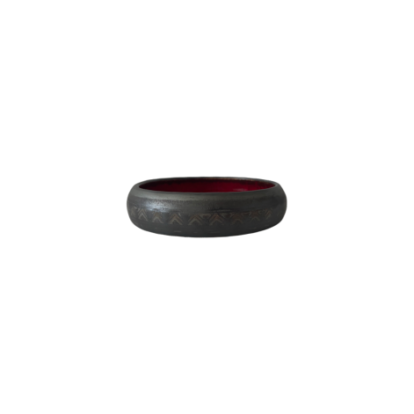 Assiette plate avec bord Keczi rubis 14 cm | KERA CERAMIKA 17.2/C.RUB