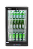 Réfrigérateur de bar pour boissons 118 l, aluminium, noir, 2-10°C | ARKTIC 233900