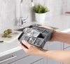 Moule à glaçons en silicone avec couvercle, lot de 2 pièces | APS 36102