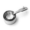 Set de mesures en acier inoxydable, tasse doseuse 60/80/125/250 ml | FORGAST FG11045