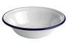 Bol ENAMELWARE, émaillé, blanc avec finition bleue, 16,5x4,5 cm, 450 ml | APS 40637