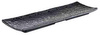 Plateau GLAMOUR, en mélamine, noir et gris, 37x11x2,5 cm | APS 84378