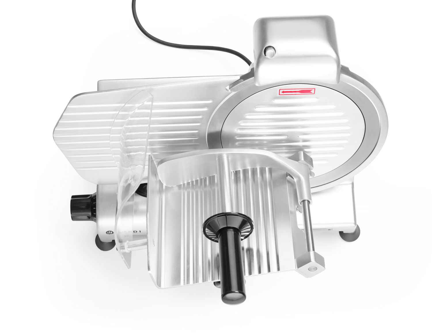 Trancheuse à charcuterie Kitchen Line 250, 0-12 mm, diamètre de lame 25 cm, 230 V | HENDI 210000