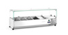 Vitrine réfrigérée 4 GN 1/3, 120x39,5x43 cm, 2-8°C, R600a | ARKTIC 232965