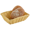 Corbeille à pain ou à fruits, BASIC, ovale, beige clair, 22x15x6 cm | APS 30283