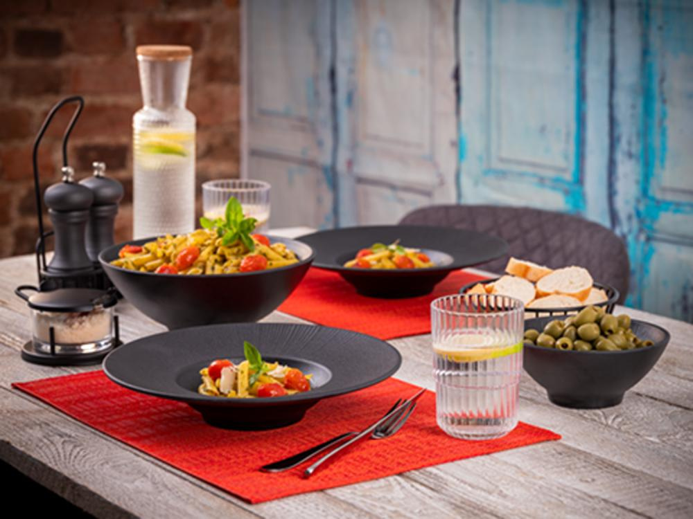 Set de table FINO, PVC, rouge, 45x33x0.1 cm | APS 60542