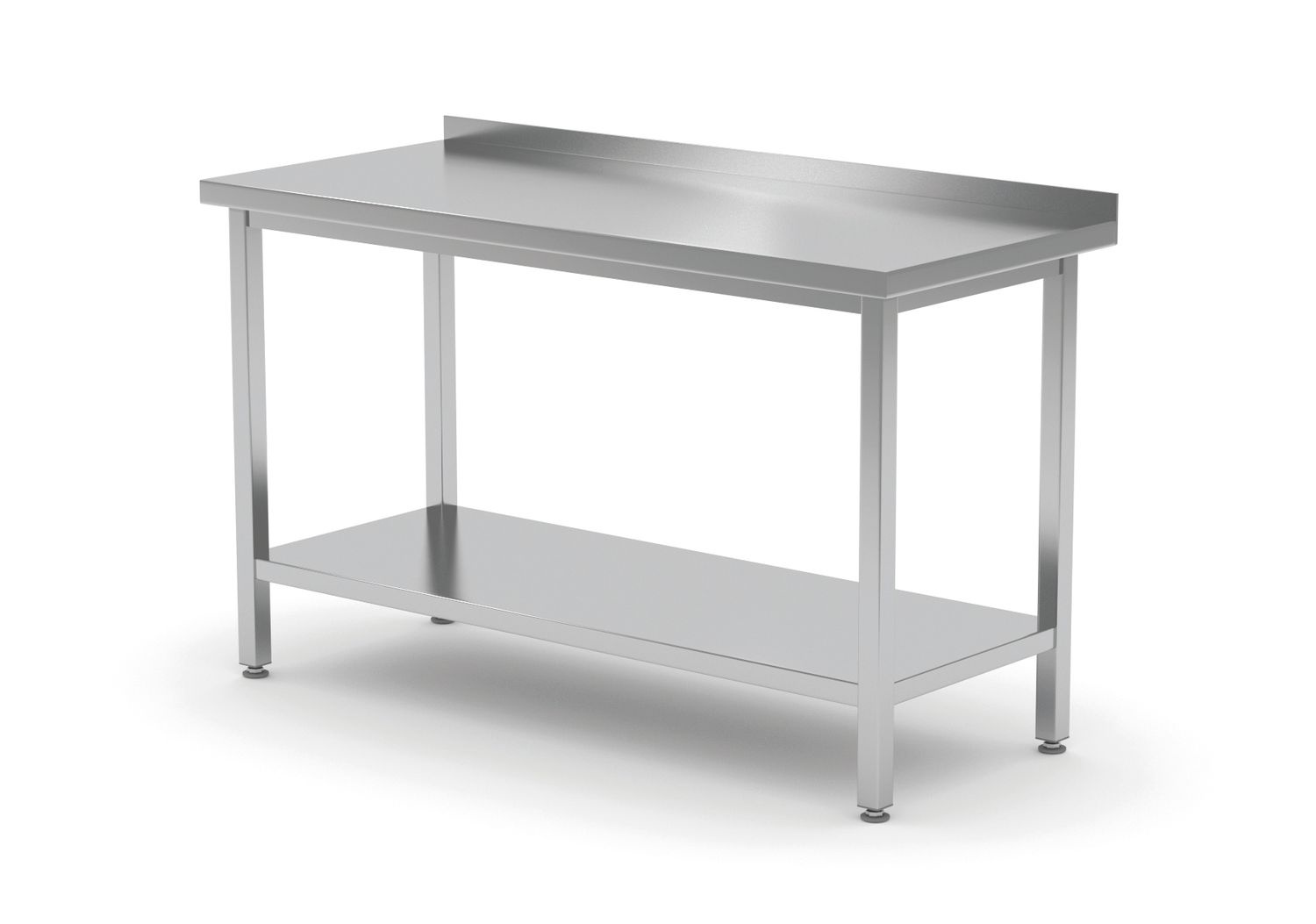 Table de travail adossée avec étagère | HENDI 811467