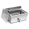 Friteuse électrique 1-cuve 30 l, 6 kW, zone froide | FORGAST FG09018