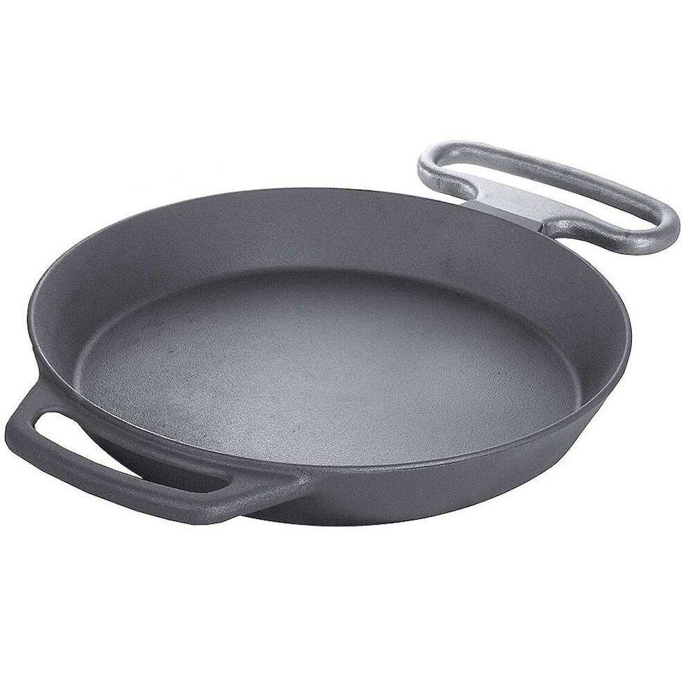 Poêle de restauration avec poignées, en fonte, 65 cm | CONTACTO 5091/650