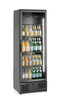 Réfrigérateur à boissons 1-porte, 243 l, acier noir laqué, dégivrage automatique | ARKTIC 236956