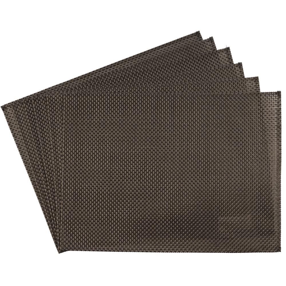 Set de table TIRA, PVC, gris, 45x33x0,1 cm | APS 60524