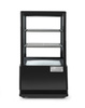 Vitrine réfrigérée 58 l, noire, LED, dégivrage automatique | HENDI 233627