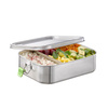 Boîte à lunch LUNCHBUDDY, acier inoxydable, 22.5x16.5x6.5 cm, 1.4 l | APS 66902