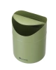 Poubelle de table avec couvercle basculant, 1,2 L, vert Ø 12 x H 16,5 cm | HENDI 440780